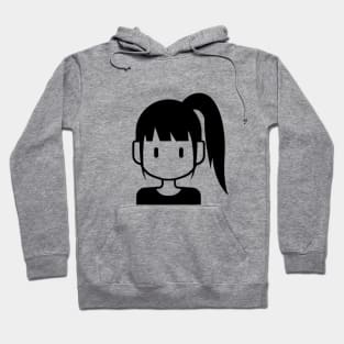 Minimalism Girl #3 Hoodie